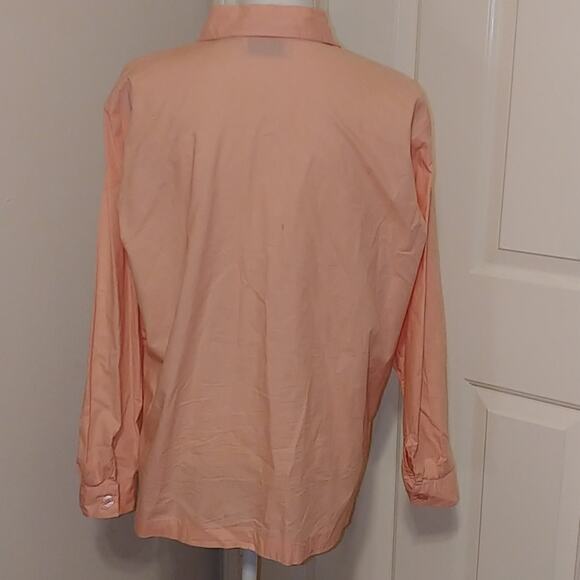 Vintage BFA Classics Top Button Down Embroidered Large - Picture 3 of 4